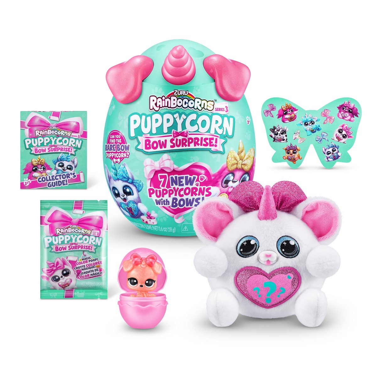 Huevo Sorpresa Puppycorn Rainbocorns - Rosado